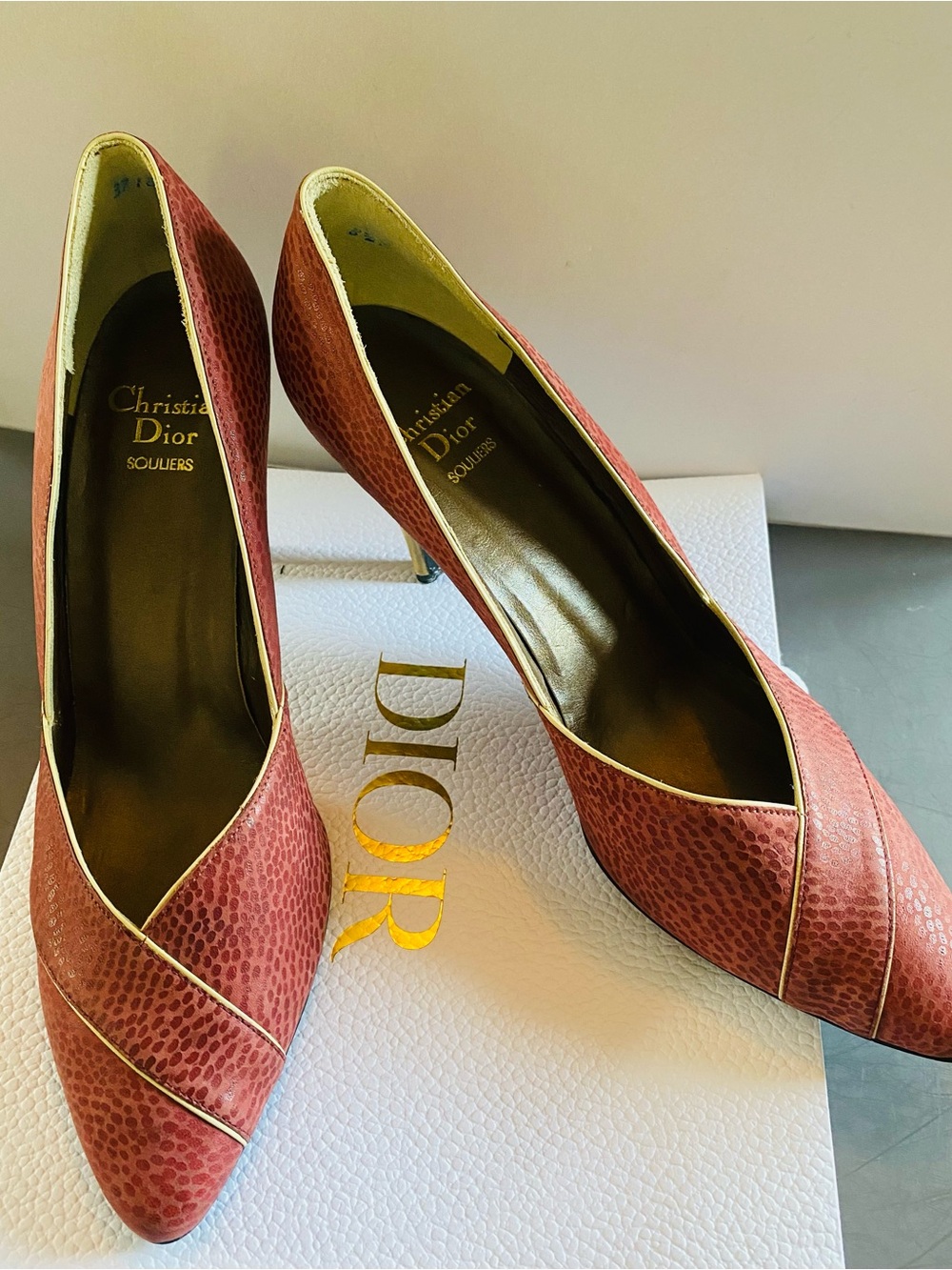 🛍️Christian Dior Authentic Souliers Heels Vintage 1953-63 Heels